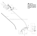 Part Location Diagram of 530071795 Husqvarna Kit - Shield ( Shield, 2 Screws, Line Limiter, Bolt & Wing Nut)